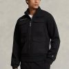 Chaquetas híbridas impermeables Ralph Lauren negras para hombre Chaquetas híbridas impermeables Ralph Lauren negras para hombre