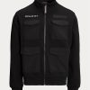 Chaquetas híbridas impermeables Ralph Lauren negras para hombre Chaquetas híbridas impermeables Ralph Lauren negras para hombre