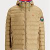Chaquetas impermeables plegables Ralph Lauren para hombre en color caqui