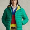 Chaquetas impermeables plegables Ralph Lauren para hombre en color verde