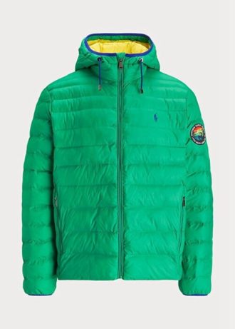 Chaquetas impermeables plegables Ralph Lauren para hombre en color verde