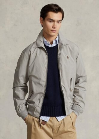 Chaquetas impermeables plegables Ralph Lauren para hombre en gris