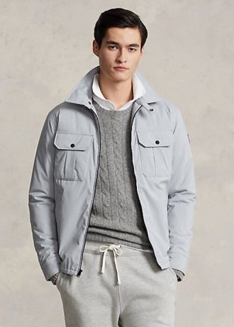 Chaquetas impermeables Ralph Lauren grises para hombre