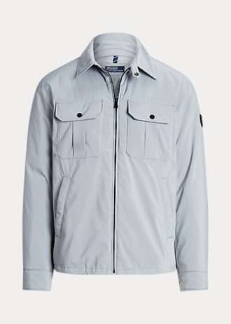 Chaquetas impermeables Ralph Lauren grises para hombre