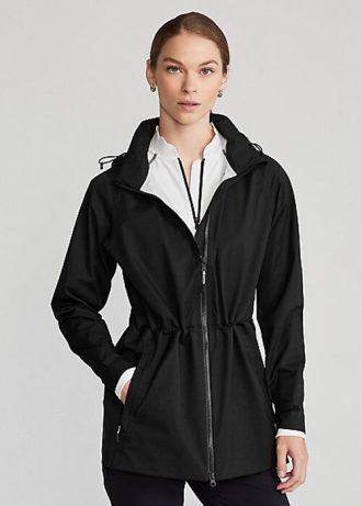 Chaquetas impermeables Ralph Lauren negras para mujer
