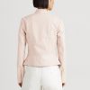 Chaquetas moteras de piel de cordero Ralph Lauren rosas para mujer Chaquetas moteras de piel de cordero Ralph Lauren rosas para mujer