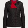 Chaquetas negras de tafetán de seda Ralph Lauren Doma para mujer Chaquetas negras de tafetán de seda Ralph Lauren Doma para mujer
