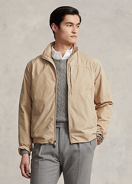 Chaquetas plegables impermeables Ralph Lauren beige para hombre Chaquetas plegables impermeables Ralph Lauren beige para hombre