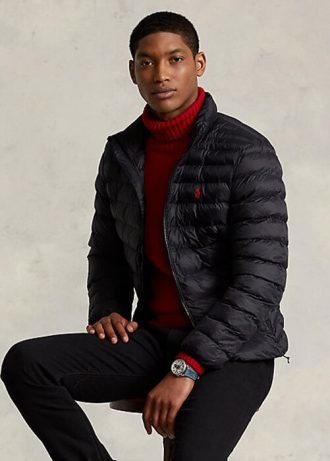 Chaquetas plegables Ralph Lauren negras para hombre