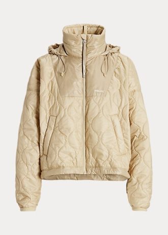 Chaquetas plegables Ralph Lauren Ripstop beige para mujer Chaquetas plegables Ralph Lauren Ripstop beige para mujer