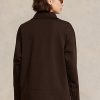 Chaquetas polares Ralph Lauren con cremallera de un cuarto para mujer en color marrón