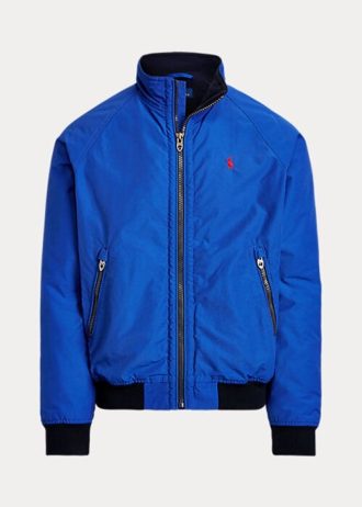 Chaquetas Ralph Lauren azules con mangas raglán para hombre