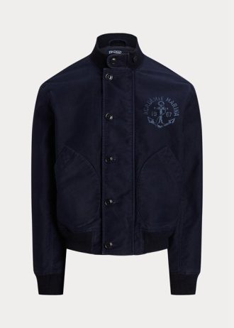 Chaquetas Ralph Lauren con gráficos de color azul marino para hombre