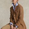 Chaquetas Ralph Lauren con lentejuelas y diseño de espiga para mujer en color marrón Chaquetas Ralph Lauren con lentejuelas y diseño de espiga para mujer en color marrón