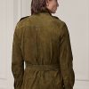 Chaquetas Ralph Lauren de ante con cinturón para hombre en color oliva Chaquetas Ralph Lauren de ante con cinturón para hombre en color oliva