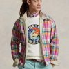 Chaquetas reversibles de sarga de madrás de Ralph Lauren para hombre en gris