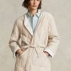 Chaquetas reversibles de tejido antidesgarro acolchado Ralph Lauren en color crema para mujer Chaquetas reversibles de tejido antidesgarro acolchado Ralph Lauren en color crema para mujer