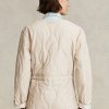 Chaquetas reversibles de tejido antidesgarro acolchado Ralph Lauren en color crema para mujer Chaquetas reversibles de tejido antidesgarro acolchado Ralph Lauren en color crema para mujer