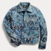 Chaquetas tipo suéter con patchwork de Ralph Lauren para mujer en azul Chaquetas tipo suéter con patchwork de Ralph Lauren para mujer en azul