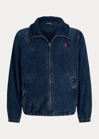 Chaquetas vaqueras con capucha Ralph Lauren para hombre en color azul marino