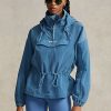 Cortavientos Ripstop plegable azul Ralph Lauren para mujer Cortavientos Ripstop plegable azul Ralph Lauren para mujer