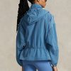Cortavientos Ripstop plegable azul Ralph Lauren para mujer Cortavientos Ripstop plegable azul Ralph Lauren para mujer