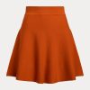 Faldas acampanadas de mezcla de lana merino Ralph Lauren para mujer en color naranja Faldas acampanadas de mezcla de lana merino Ralph Lauren para mujer en color naranja