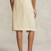 Faldas cruzadas de lino Ralph Lauren beige para mujer Faldas cruzadas de lino Ralph Lauren beige para mujer