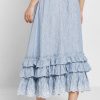 Faldas de cintura alta con volantes de Ralph Lauren para mujer en azul Faldas de cintura alta con volantes de Ralph Lauren para mujer en azul