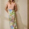 Faldas de gasa de lino con estampado Danyelle de Ralph Lauren para mujer en multicolor Faldas de gasa de lino con estampado Danyelle de Ralph Lauren para mujer en multicolor