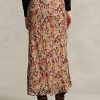 Faldas de georgette arrugadas con flores de Ralph Lauren para mujer Faldas de georgette arrugadas con flores de Ralph Lauren para mujer