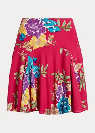 Faldas de georgette con estampado floral multicolor de Ralph Lauren para mujer Faldas de georgette con estampado floral multicolor de Ralph Lauren para mujer
