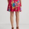 Faldas de georgette con estampado floral multicolor de Ralph Lauren para mujer Faldas de georgette con estampado floral multicolor de Ralph Lauren para mujer