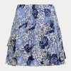 Faldas de georgette con volantes florales de Ralph Lauren para mujer en azul Faldas de georgette con volantes florales de Ralph Lauren para mujer en azul