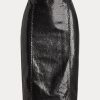 Faldas de piel de cabra con relieve Cynthia de Ralph Lauren para mujer, color negro Faldas de piel de cabra con relieve Cynthia de Ralph Lauren para mujer, color negro