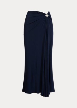Faldas de punto Ralph Lauren Margarethe para mujer en color azul marino