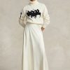 Faldas de satén Ralph Lauren en color crema para mujer Faldas de satén Ralph Lauren en color crema para mujer