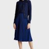 Faldas midi plisadas azules de Ralph Lauren para mujer Faldas midi plisadas azules de Ralph Lauren para mujer