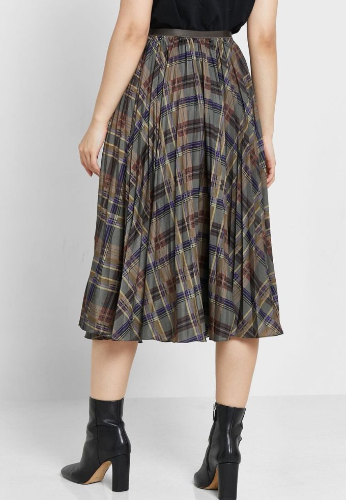Faldas plisadas de cintura alta multicolores para mujer de Ralph Lauren Faldas plisadas de cintura alta multicolores para mujer de Ralph Lauren