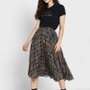 Faldas plisadas de cintura alta multicolores para mujer de Ralph Lauren Faldas plisadas de cintura alta multicolores para mujer de Ralph Lauren