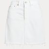 Faldas tubo de mezclilla Ralph Lauren blancas para mujer Faldas tubo de mezclilla Ralph Lauren blancas para mujer