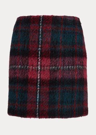 Faldas tubo de mohair a cuadros multicolor de Ralph Lauren para mujer Faldas tubo de mohair a cuadros multicolor de Ralph Lauren para mujer