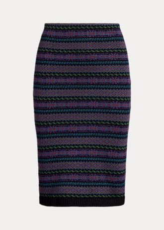 Faldas tubo multicolores Ralph Lauren Fair Isle de mezcla de algodón para mujer Faldas tubo multicolores Ralph Lauren Fair Isle de mezcla de algodón para mujer