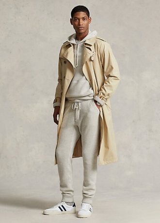 Gabardinas de algodón elástico Ralph Lauren beige para hombre