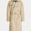 Gabardinas de algodón elástico Ralph Lauren beige para hombre
