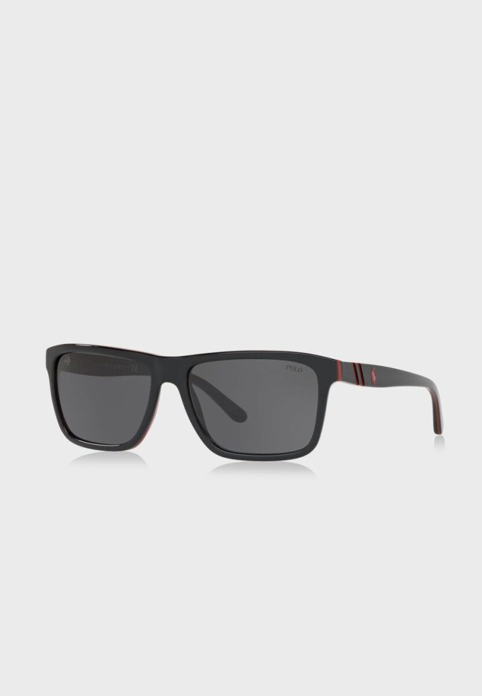 Gafas de sol cuadradas Ralph Lauren 0PH4153 para hombre, color negro Gafas de sol cuadradas Ralph Lauren 0PH4153 para hombre, color negro