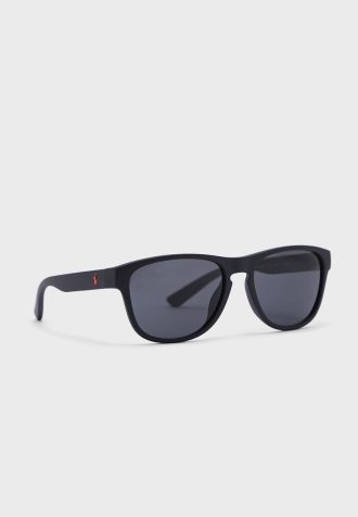 Gafas de sol cuadradas Ralph Lauren 0Ph4180U para hombre, color negro