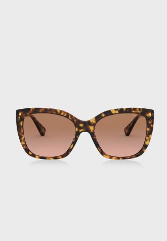 Gafas de sol cuadradas Ralph Lauren 0RA5265 para mujer, color marrón