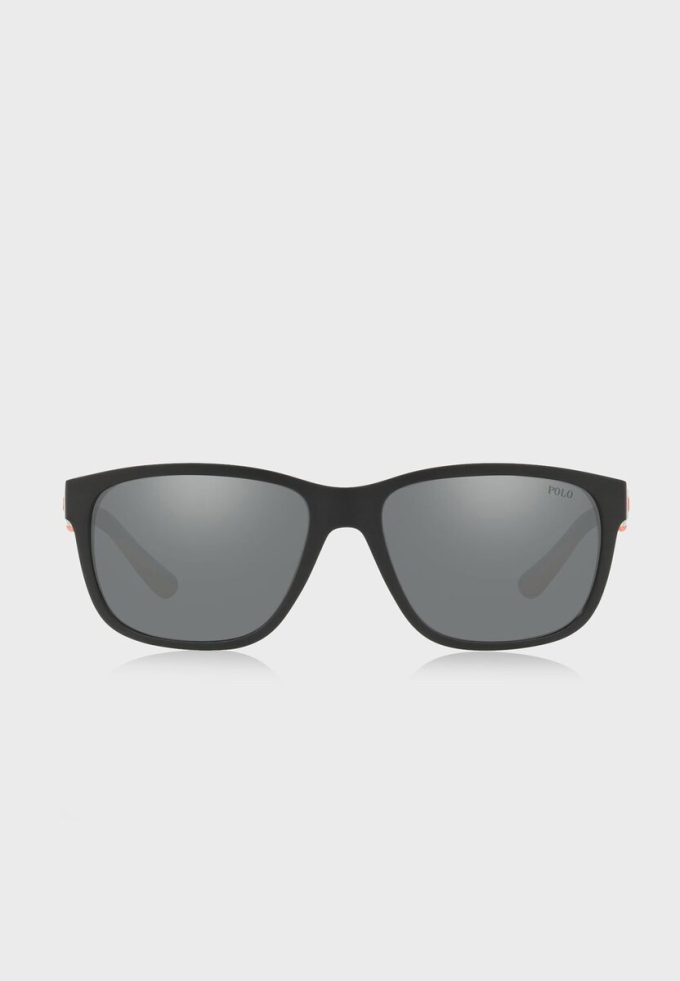 Gafas de sol cuadradas Ralph Lauren 57326G para hombre, color negro Gafas de sol cuadradas Ralph Lauren 57326G para hombre, color negro