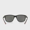 Gafas de sol cuadradas Ralph Lauren 57326G para hombre, color negro Gafas de sol cuadradas Ralph Lauren 57326G para hombre, color negro